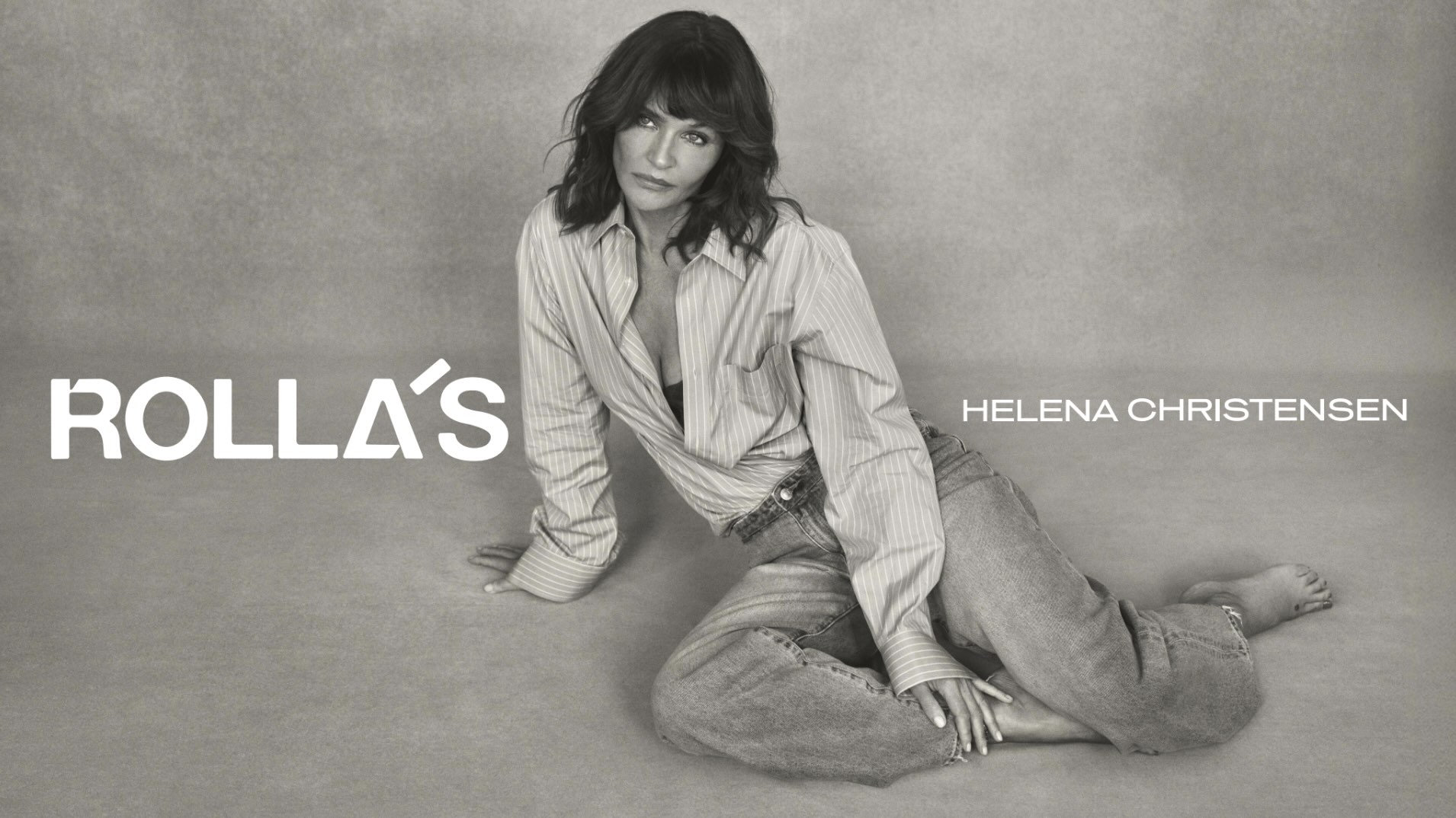 Supermodel Helena Christensen collaborates with Rolla’s Jeans for latest campaign